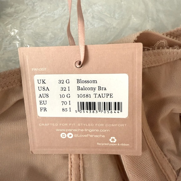 Panache Blossom UK 32G NWT - Picture 6 of 8